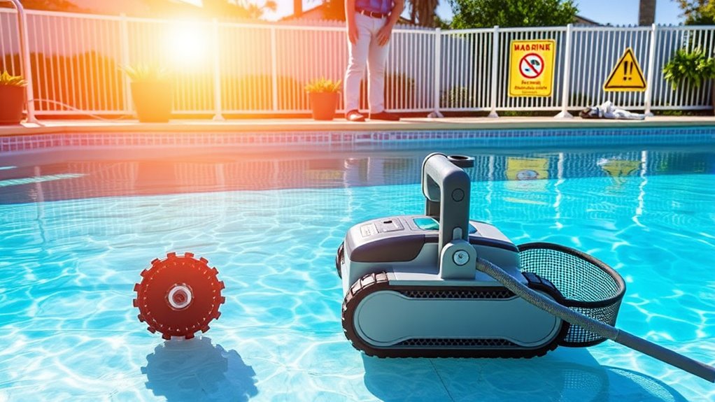 pool cleaner safety tips