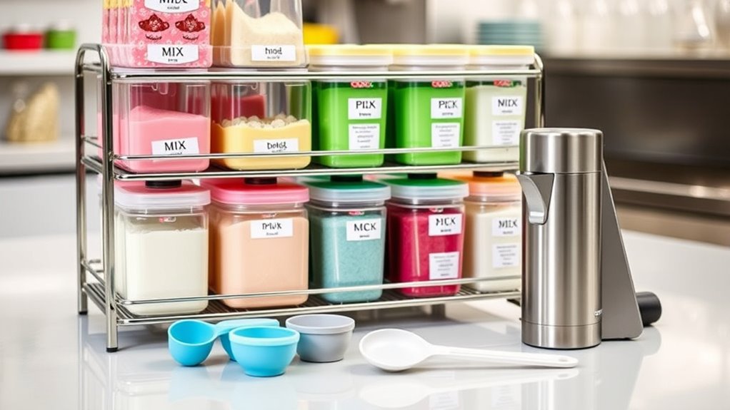 proper ingredient storage accessories
