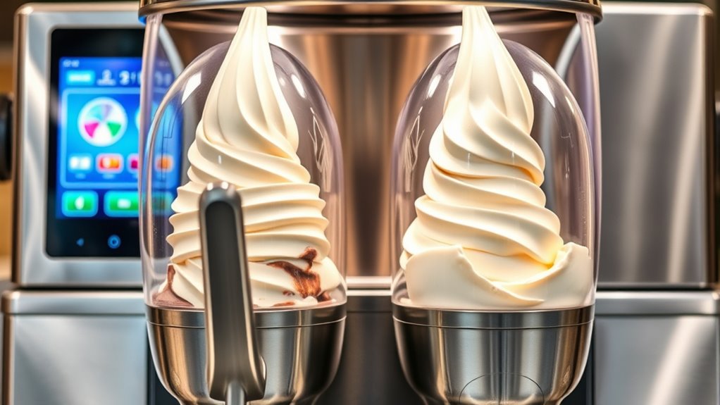 proper maintenance keeps ice cream consistent