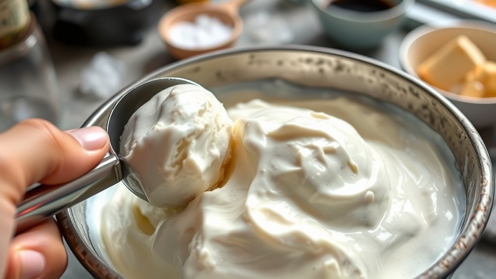 rapid freezing for creaminess