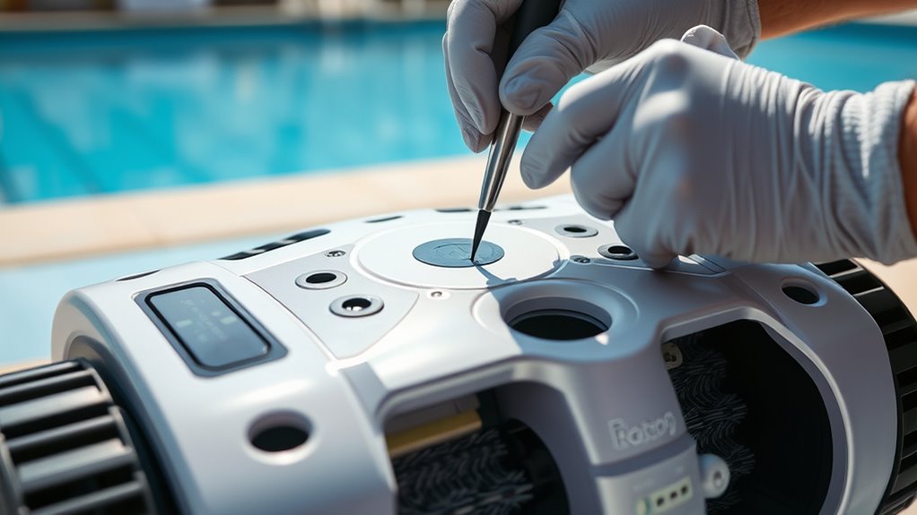 regular filter and brush maintenance