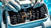 replacing robotic pool cleaner parts