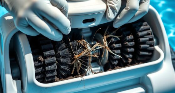 replacing robotic pool cleaner parts