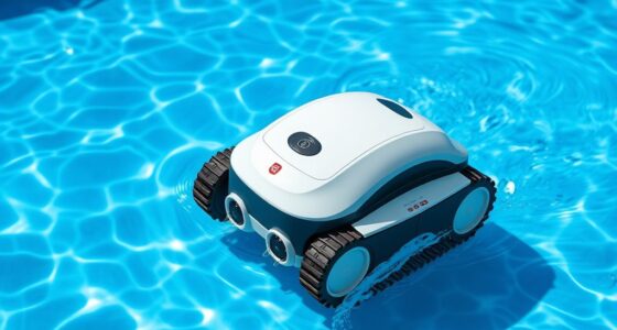 robots autonomously clean pools