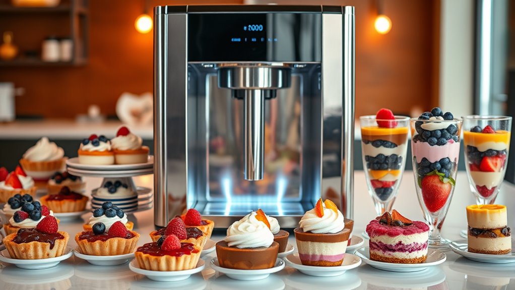 showcase desserts with visuals