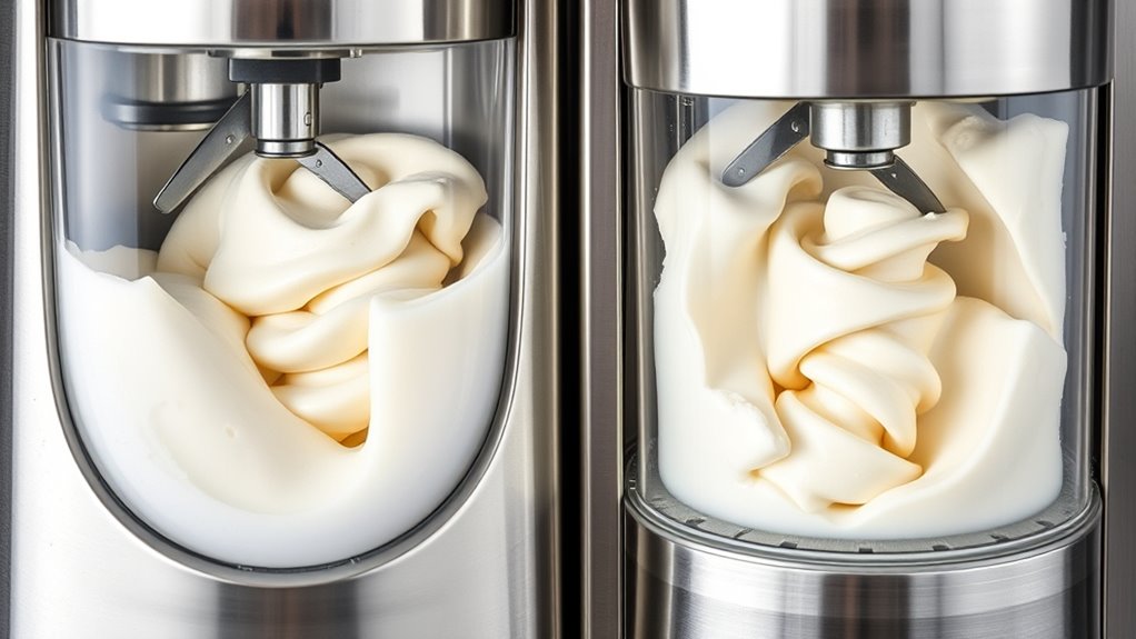 slower churning enhances flavor