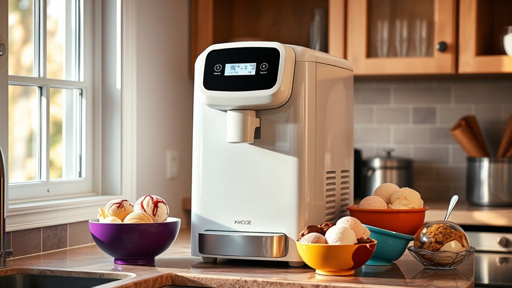 small efficient ice cream makers