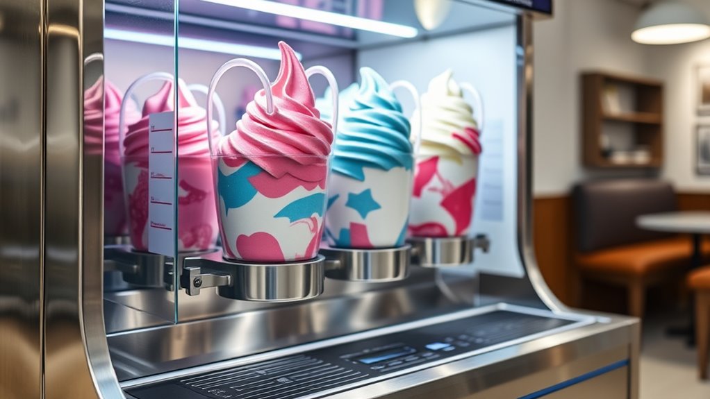 smart accessible frozen yogurt machines