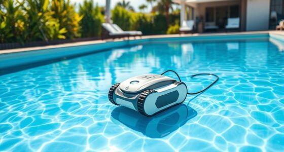 top large pool robotic cleaners