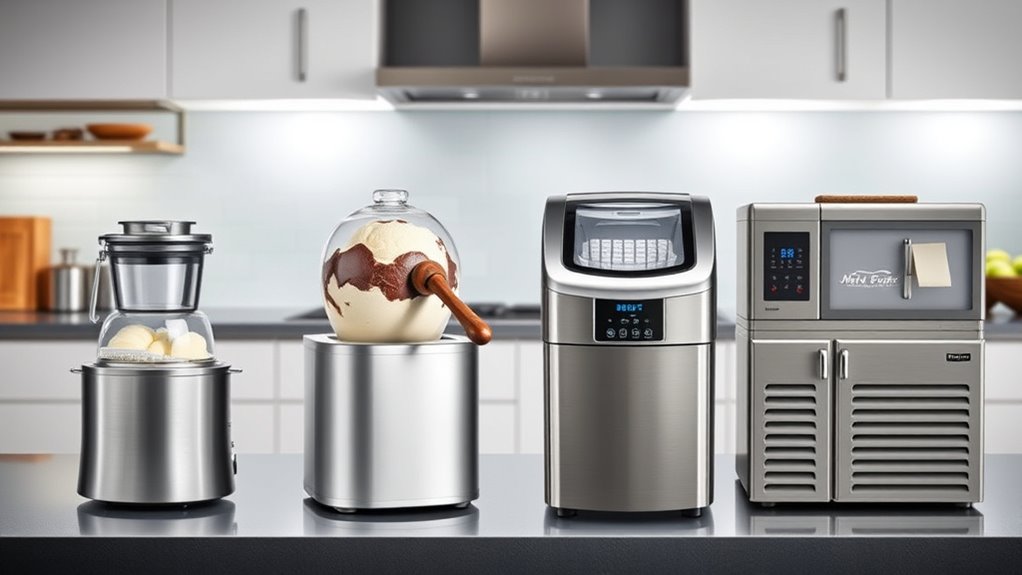 types of ice cream makers
