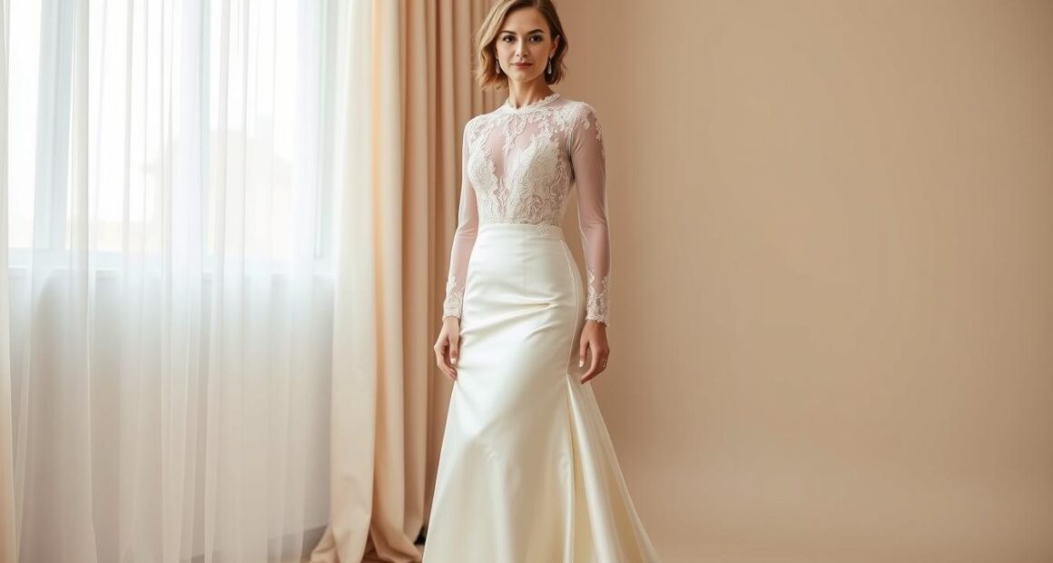 Elegant Wedding Dress For Brides Over 30