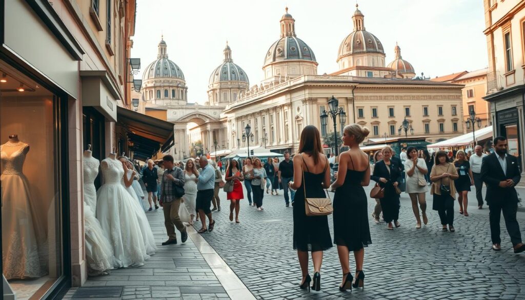 Factors to consider when searching for wedding dress shops in Rome