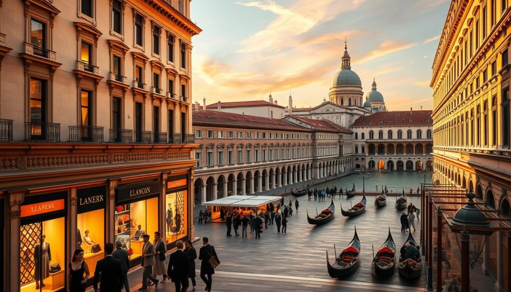 Galleria dell'Accademia designer shopping Venice