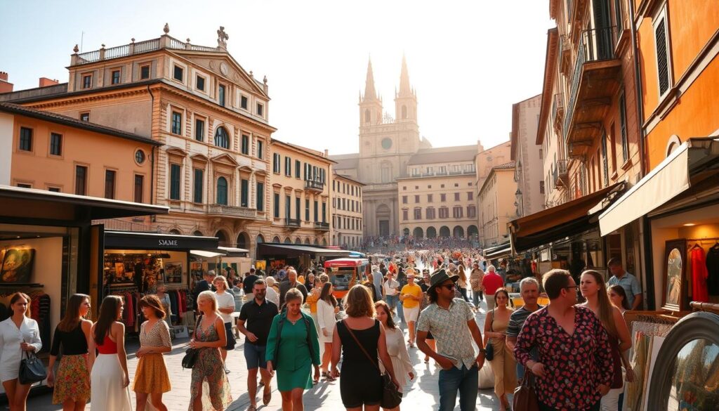 Italy art scene and fashion