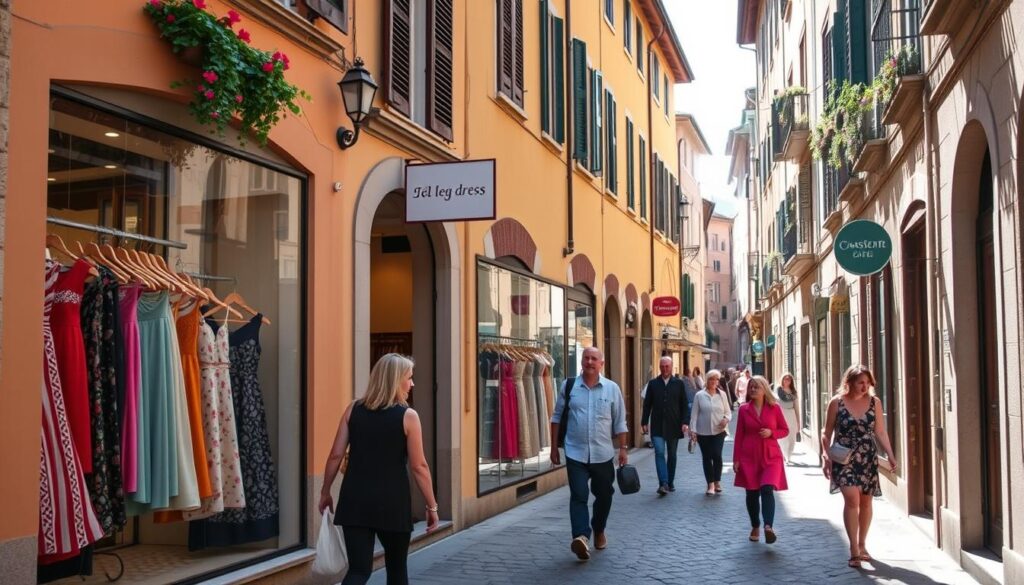 Local dress boutiques in Arezzo and Perugia