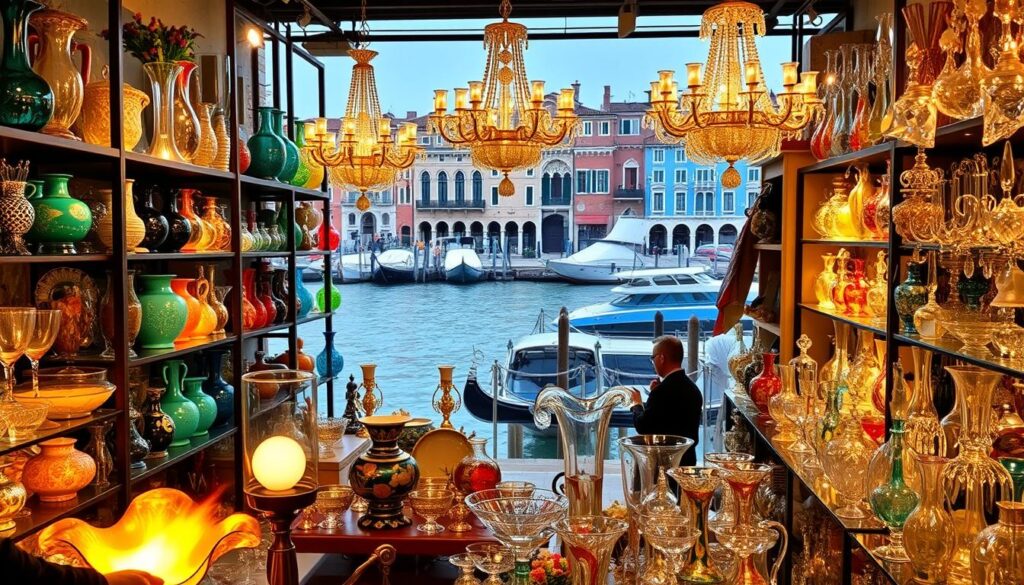 Murano glass shopping