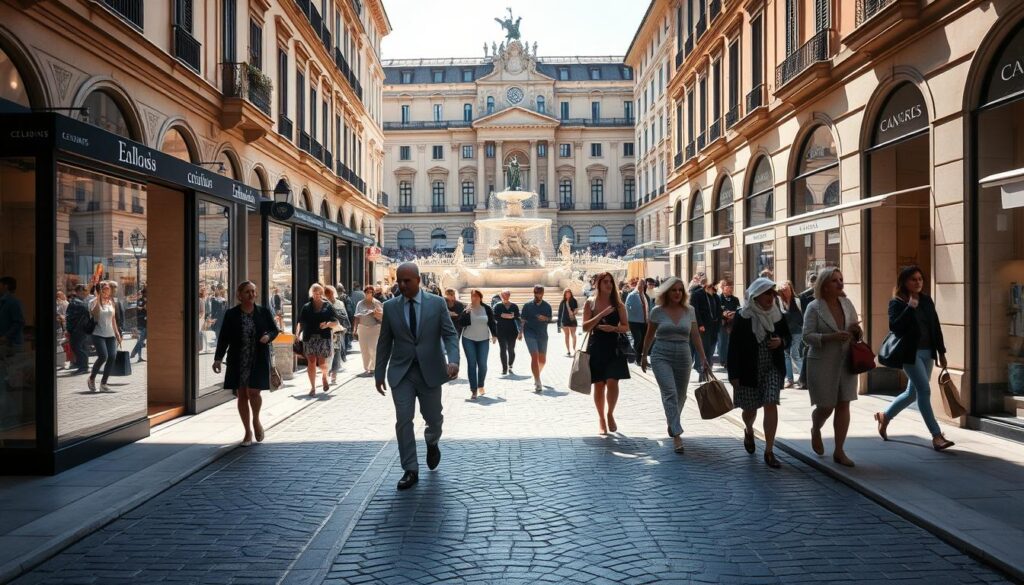 Shopping etiquette Rome
