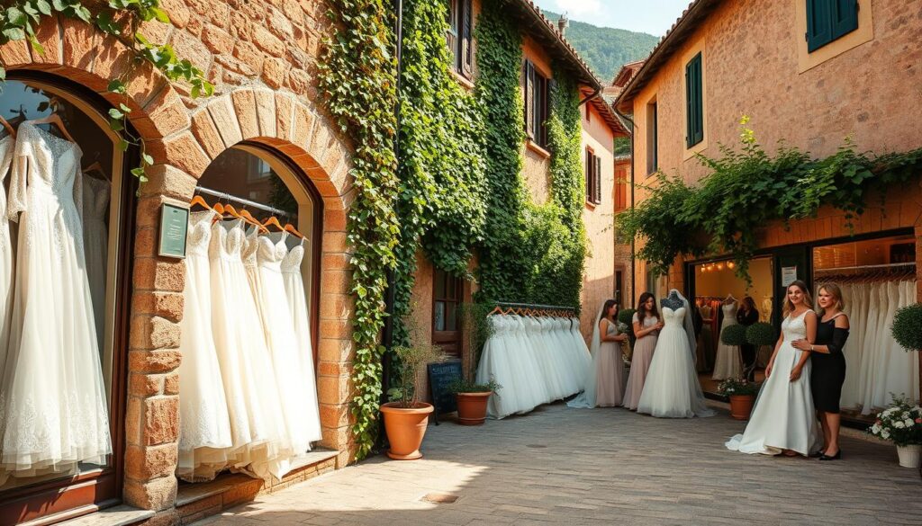 Umbria wedding dress shops