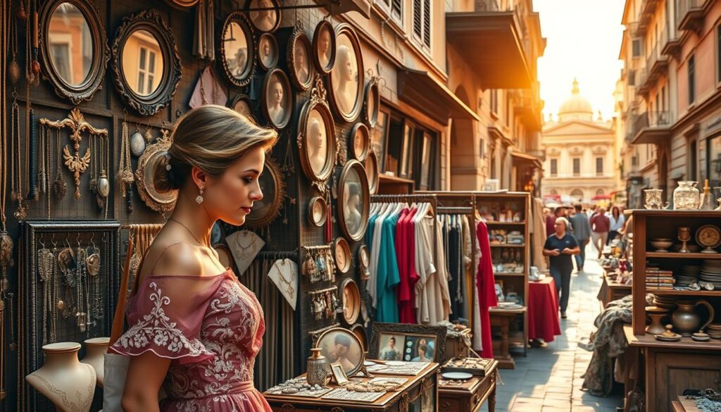 Vintage shopping in Rome