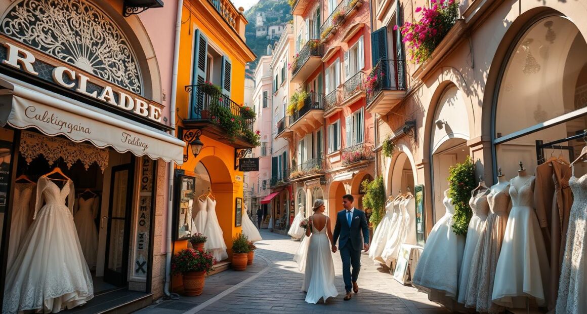 Wedding dress shops in Positano