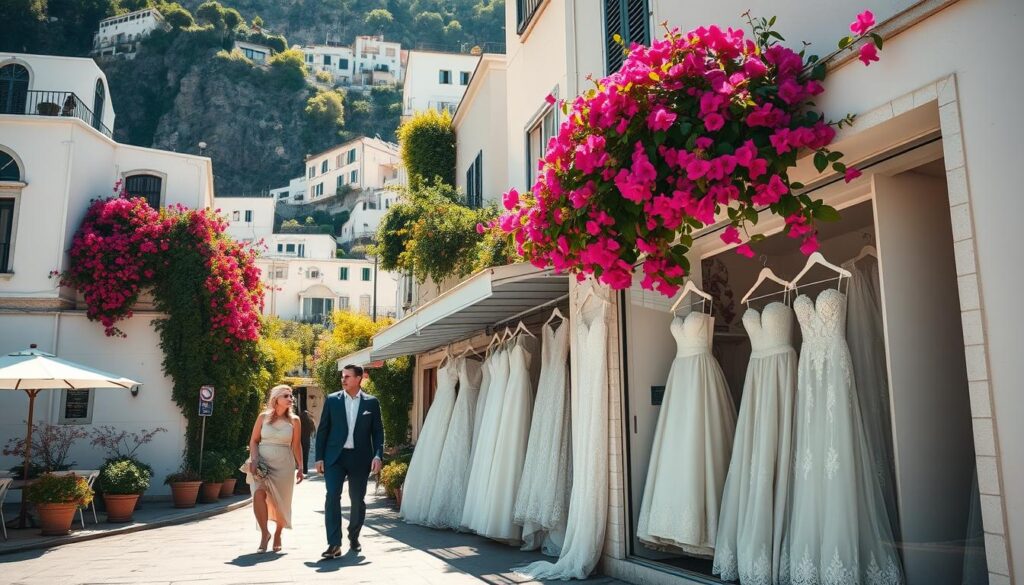 best seasons for wedding dress shopping Positano