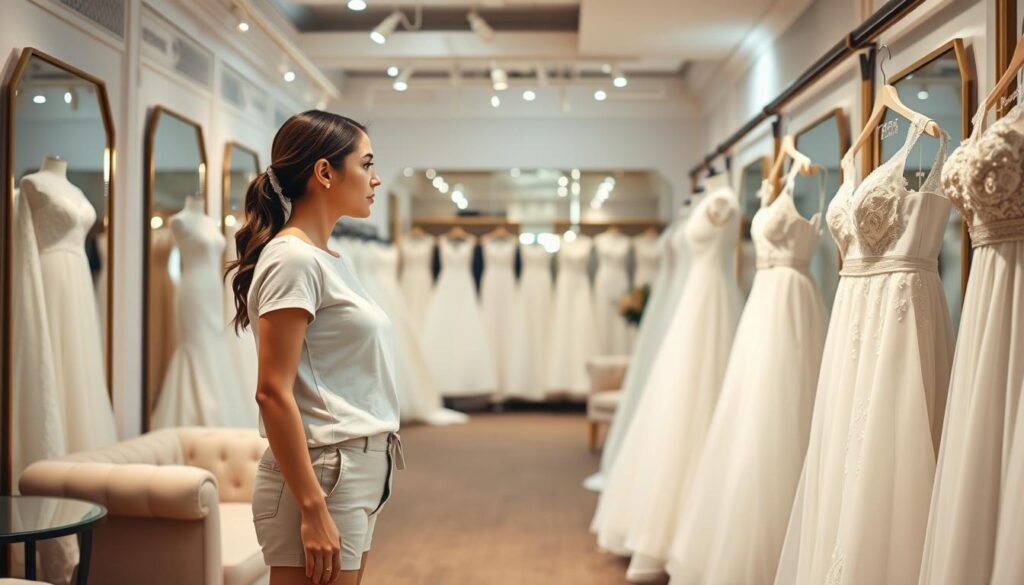 choosing a wedding dress