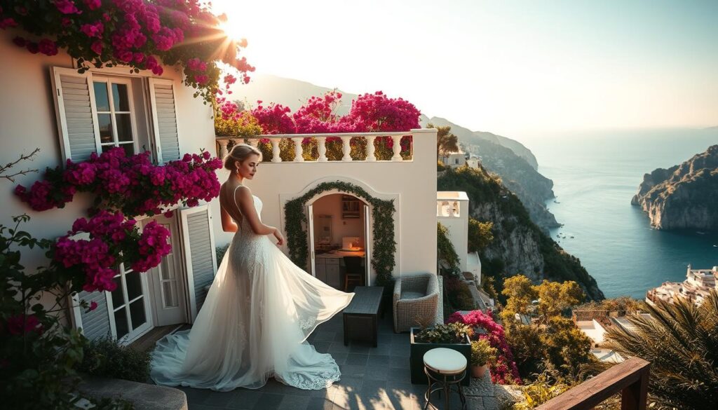 custom wedding dresses Positano
