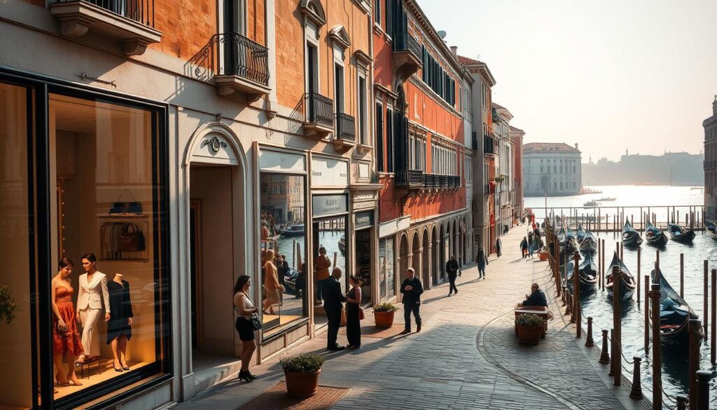high-end fashion shopping Venice
