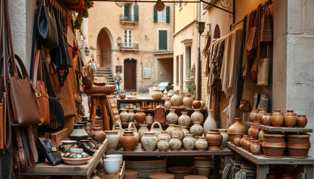 local accessories and home decor souvenirs in Perugia