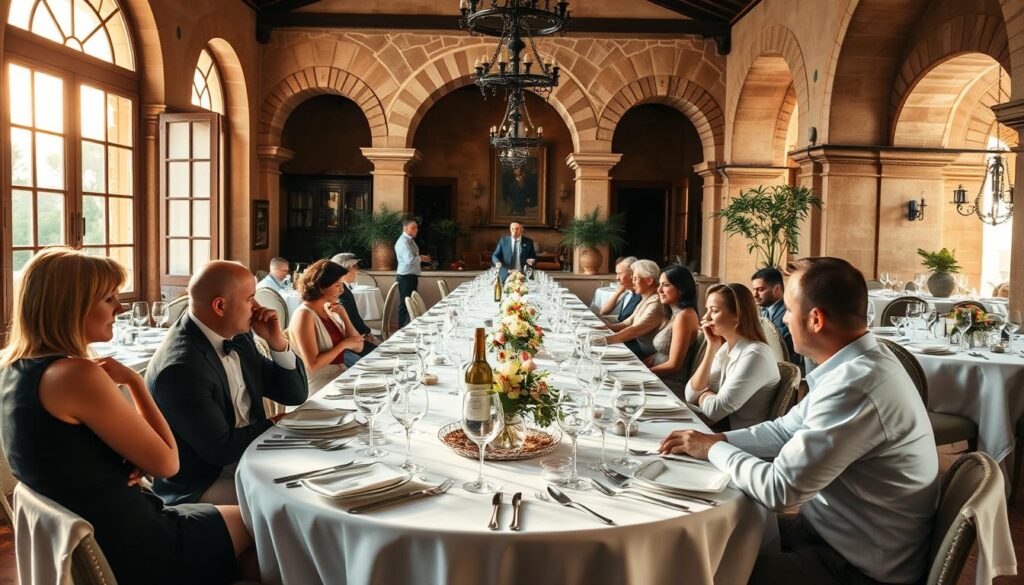 luxury dining Umbria