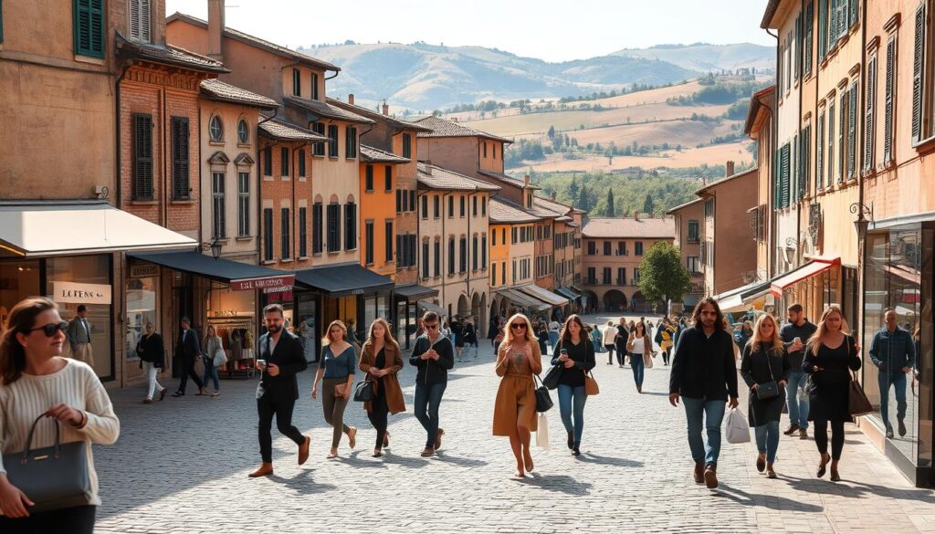 luxury shopping Umbria