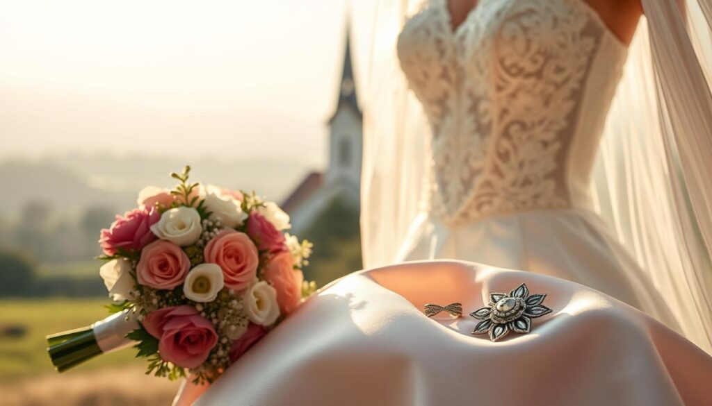meaningful wedding dress elements