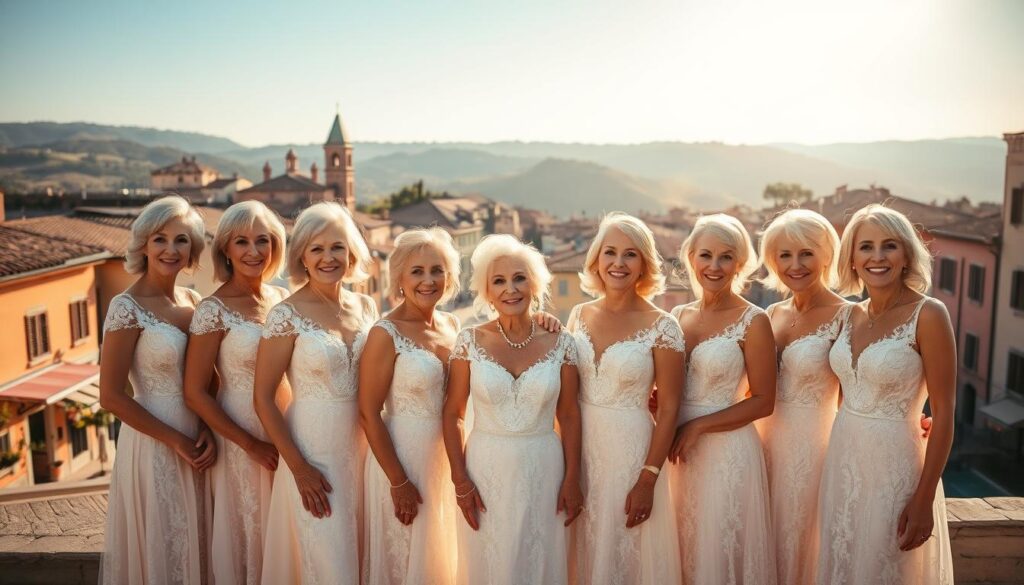 older brides in Italy