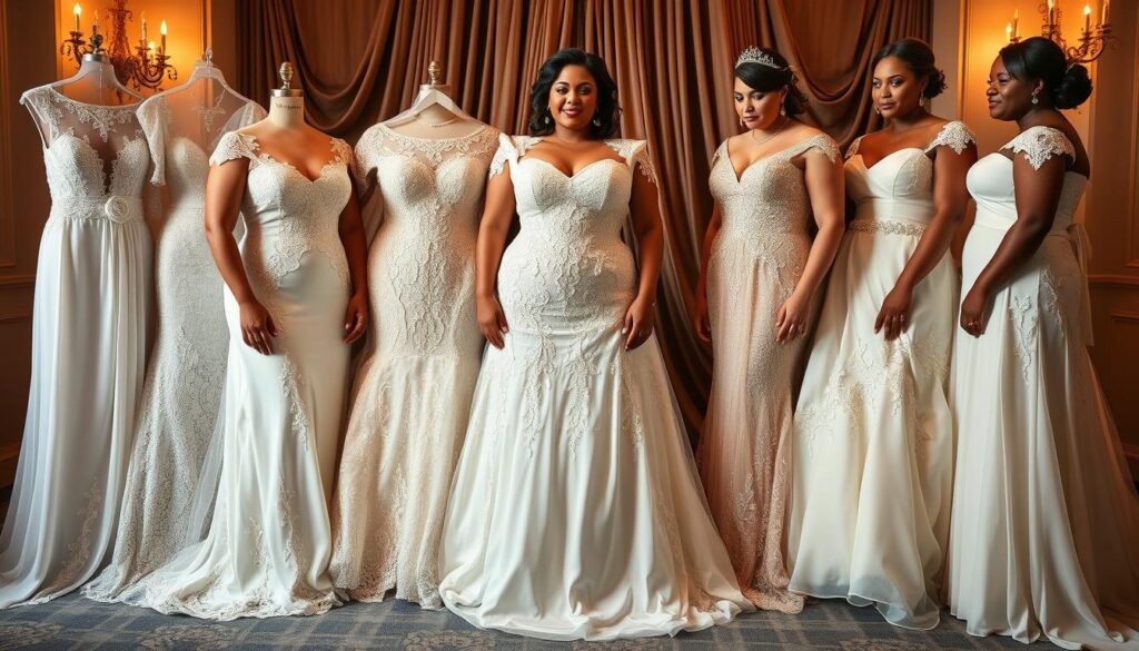 plus-size wedding dresses