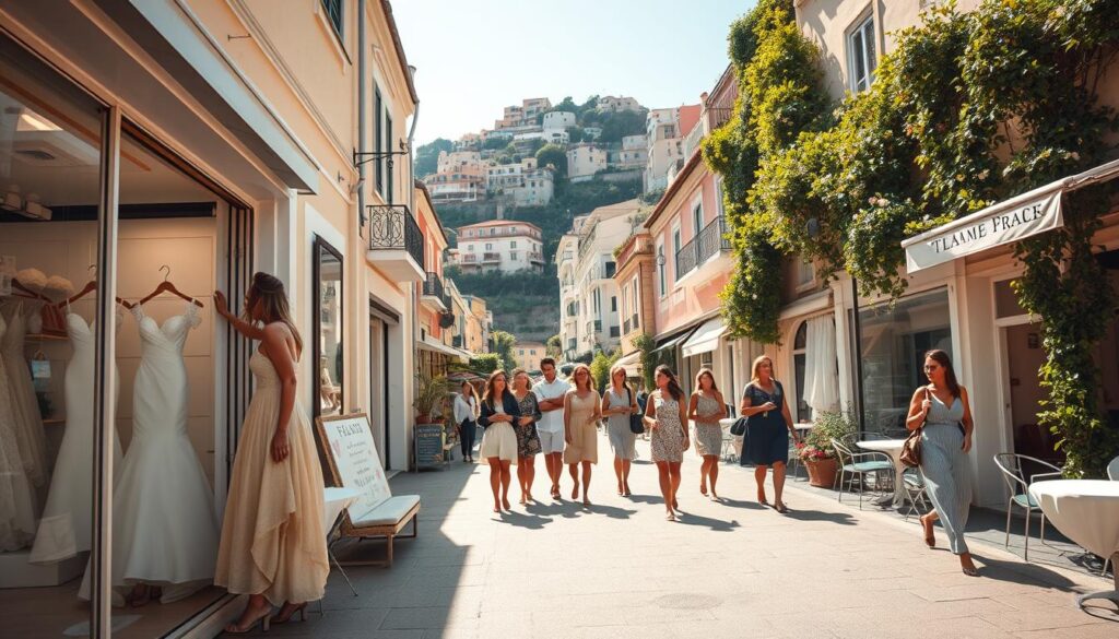 reasons to shop wedding dresses Positano