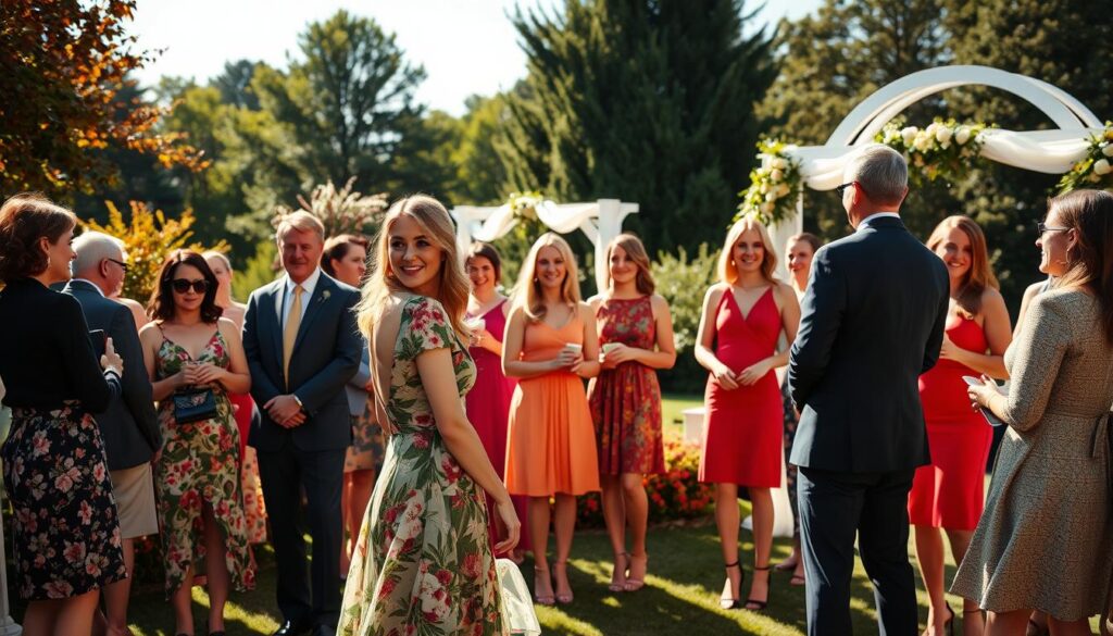 seasonal wedding guests