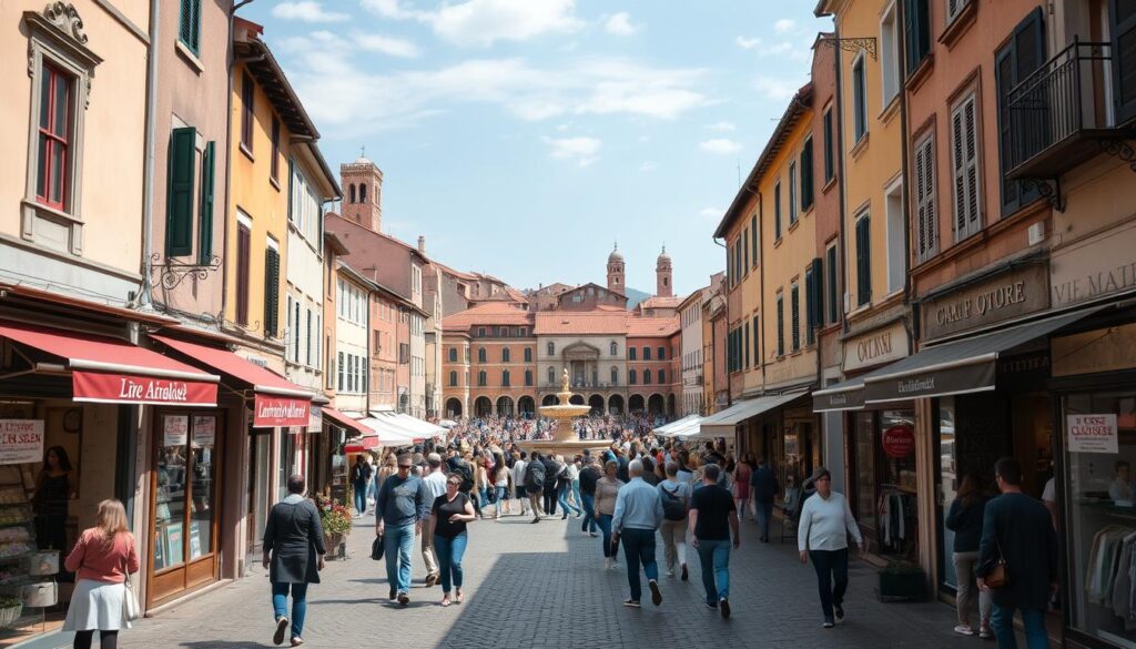 shopping culture in Italy