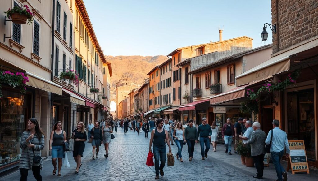 shopping navigation Umbria