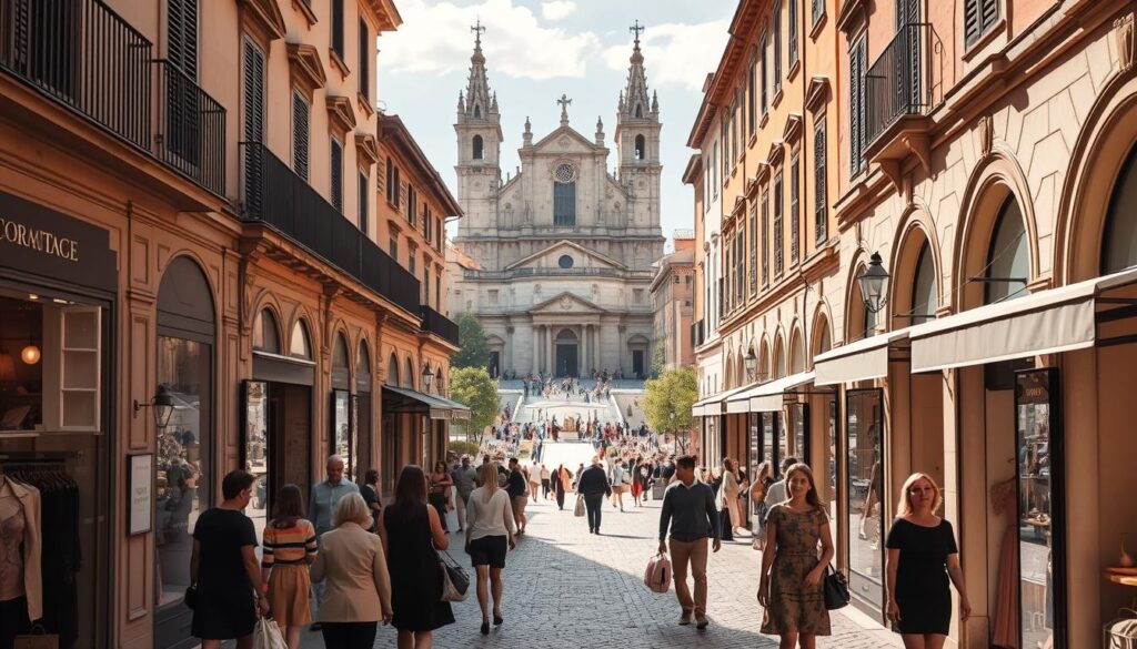 upscale shopping in Perugia