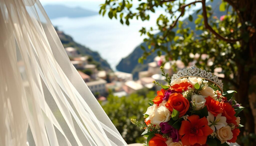 wedding dress accessories Positano