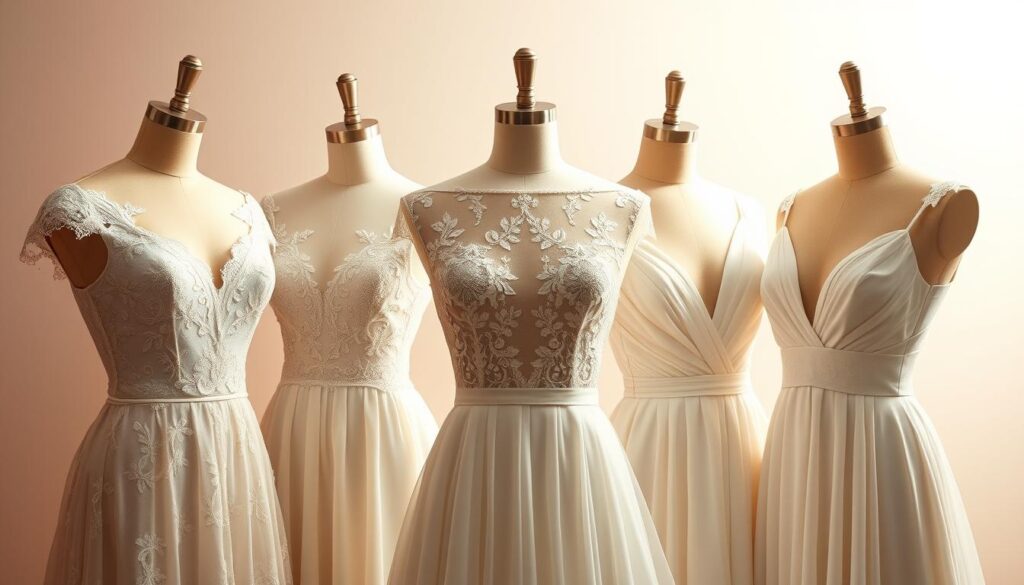 wedding dress necklines