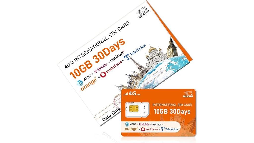 10gb international sim card