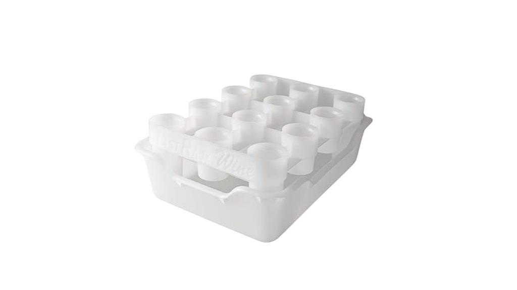 12 bottle drying rack