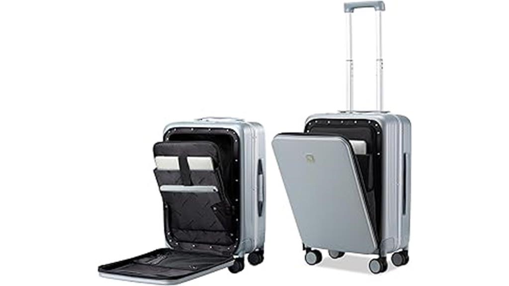 20 inch hard shell suitcase