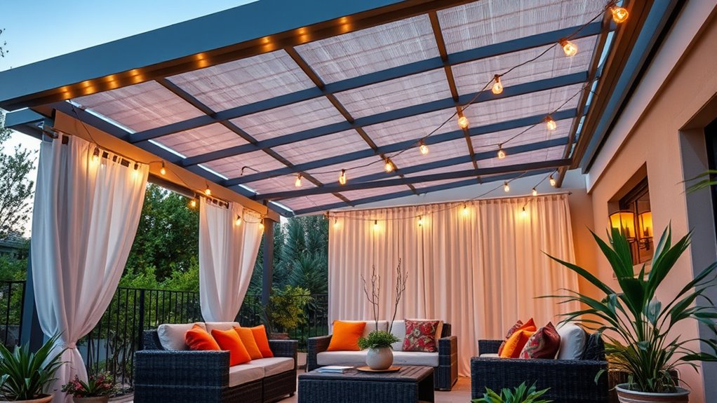 verstellbare Belüftung und Beleuchtung