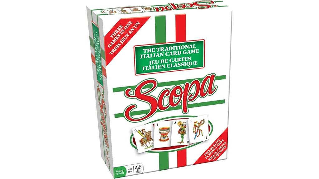 bilingual scopa card game
