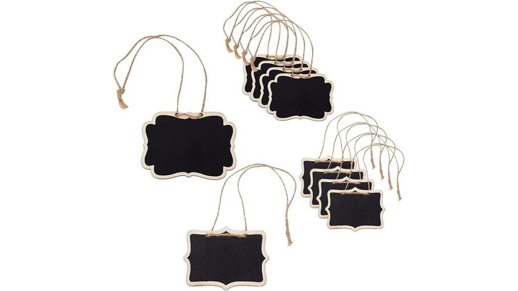 blackboard decanter labels set