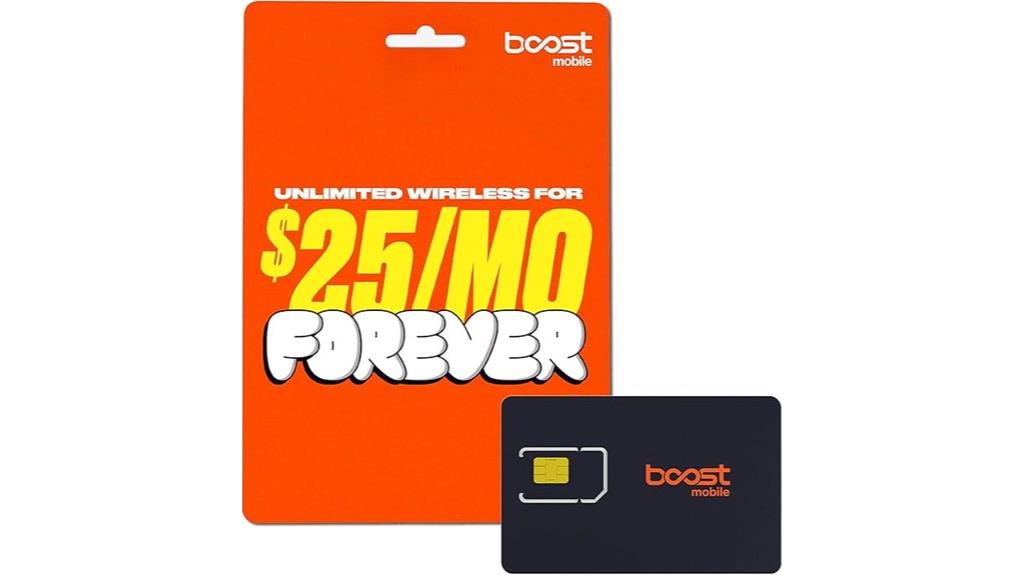 boost mobile unlimited sim