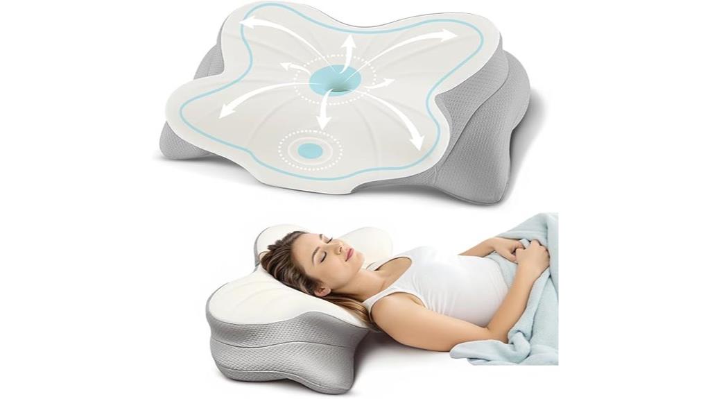 cervical memory foam pillow