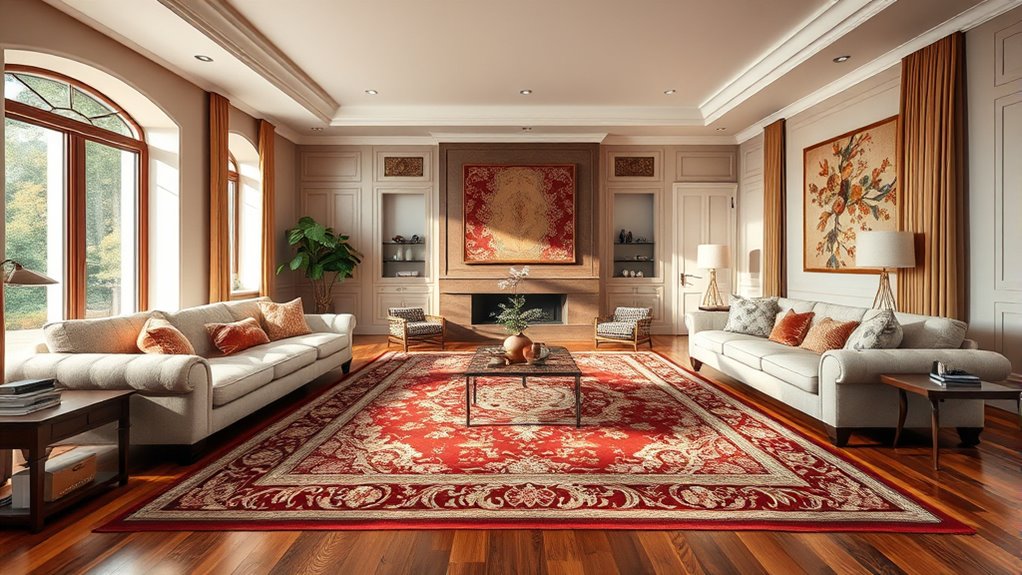 choosing elegant rug features